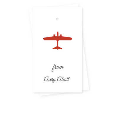 Airplane Gift Tags