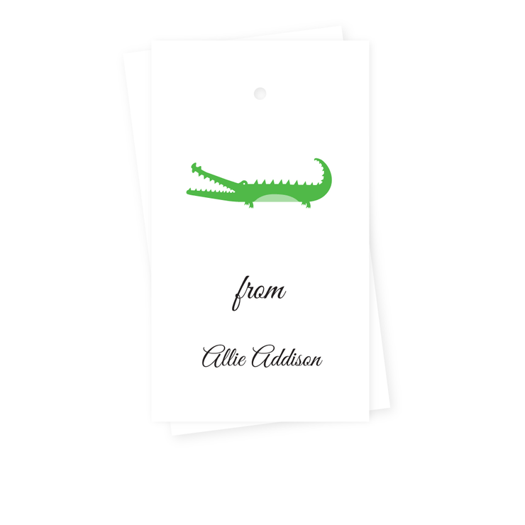 Alligator Gift Tags