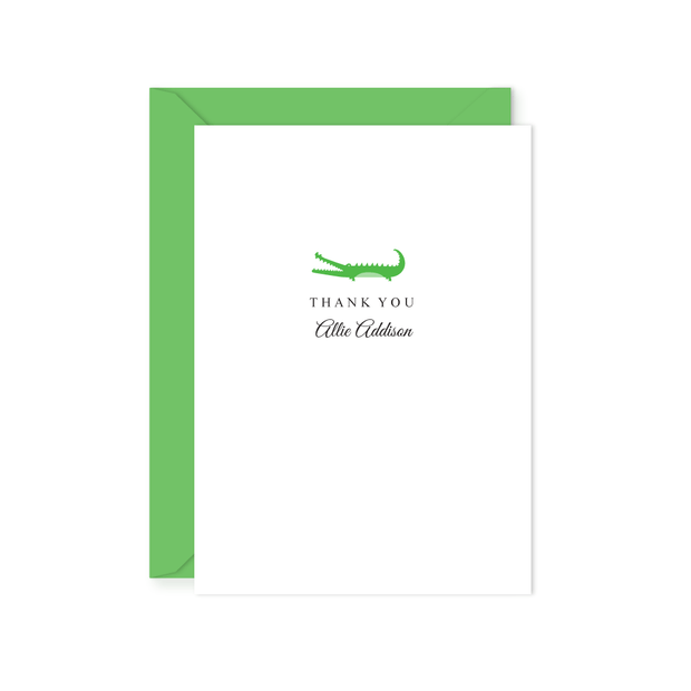 Alligator Thank You Notes