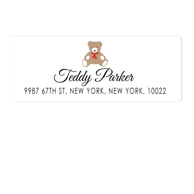 Teddy Bear Address Labels