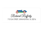 Race Car Address Labels