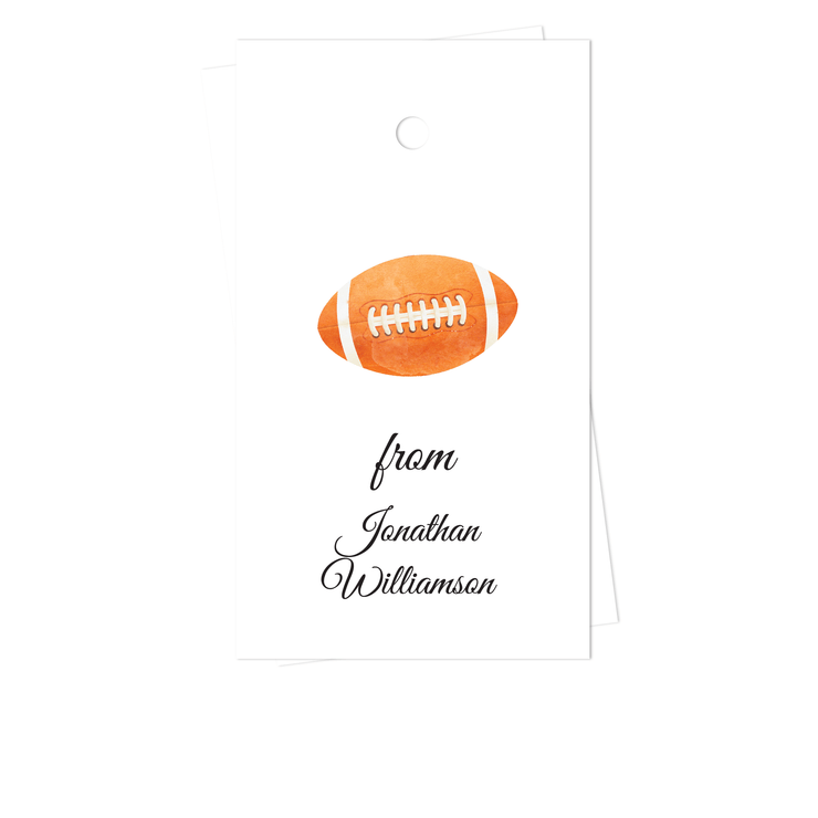 Football Gift Tags