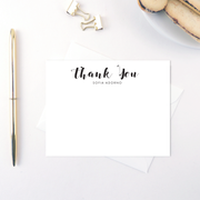 Brush Thank You Stationery