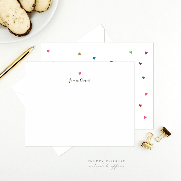 Floating Hearts Stationery