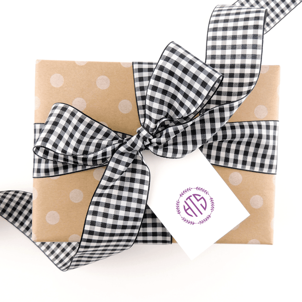 Wreath Monogram Gift Tags