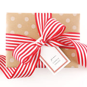 Ticking Stripe Gift Tags