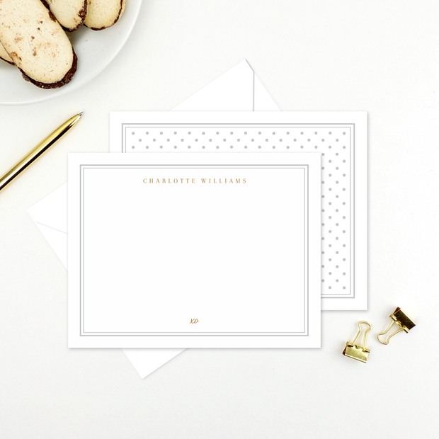 Polka Dot Stationery