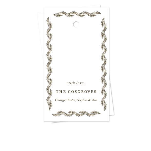 Leaflet Gift Tags