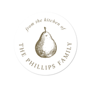 Pear Kitchen Labels