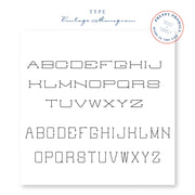 Vintage Monogram Stationery