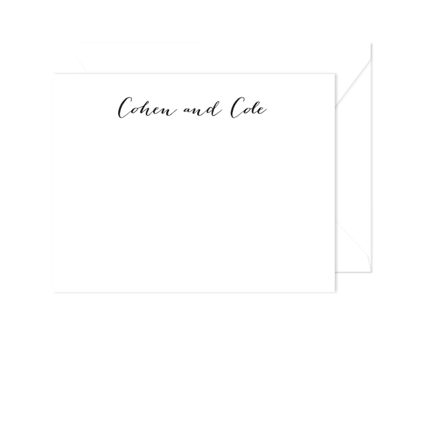 Hand Written Stationery