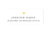 Good Hearted Address Labels