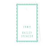 Scallop Border Gift Tags