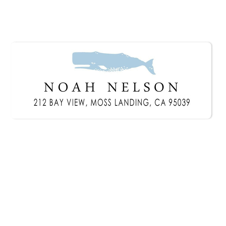 Whale Address Labels