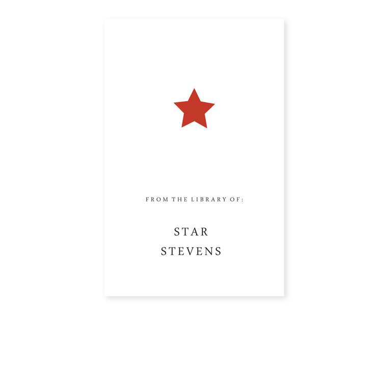 Star Bookplate