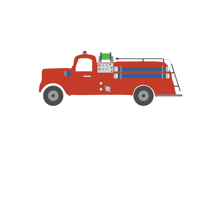 Fire Truck Thank You Notes