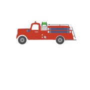 Fire Truck Gift Tags