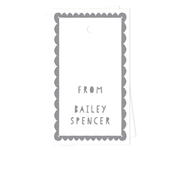 Scallop Border Gift Tags