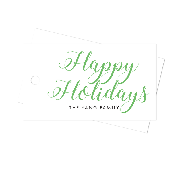 Happy Holidays Gift Tags