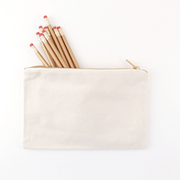 Canvas Pencil Pouch, Large