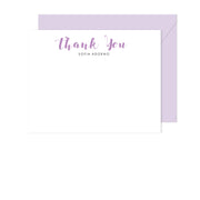 Brush Thank You Stationery