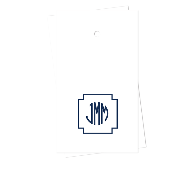 Key Monogram Gift Tags