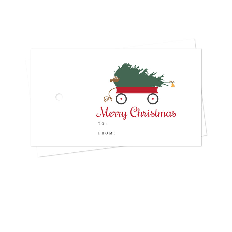 Christmas Wagon Gift Tags