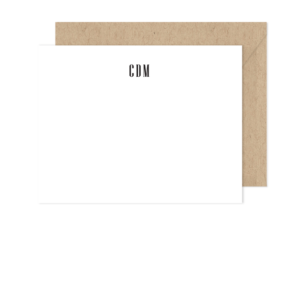 Classic Monogram Stationery