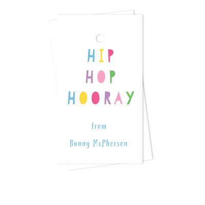 Hip Hop Easter Gift Tags