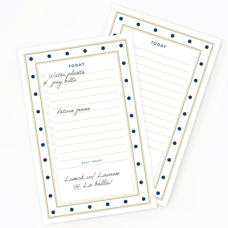 To-Do List Notepad Circles