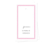 Ticking Stripe Gift Tags