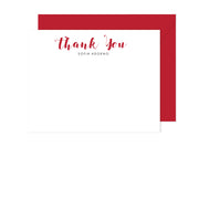 Brush Thank You Stationery