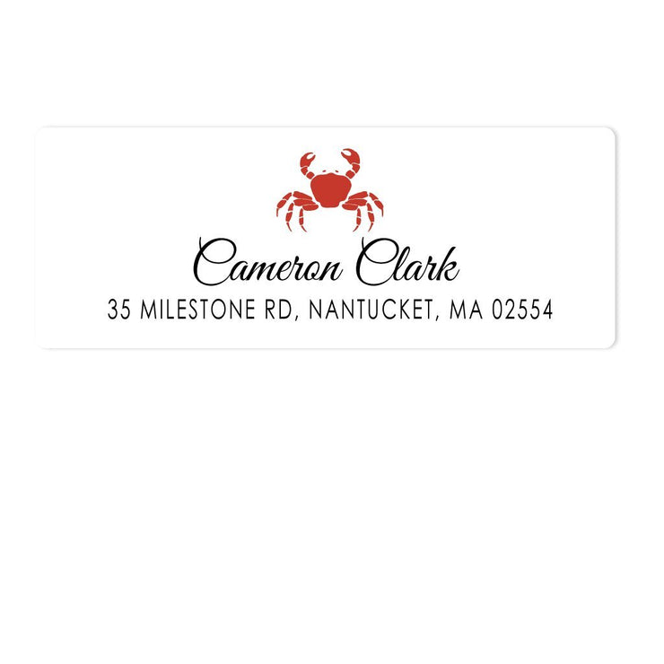 Crab Address Labels