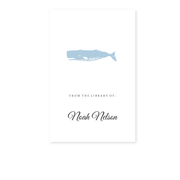 Whale Bookplate