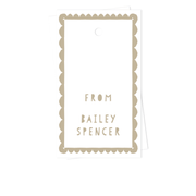 Scallop Border Gift Tags