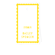 Scallop Border Gift Tags